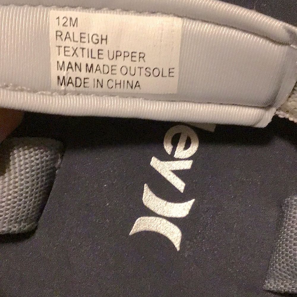 Hurley Men's Size 12 Sport Sandals Navy/Gray NEW - Picture 3 of 5